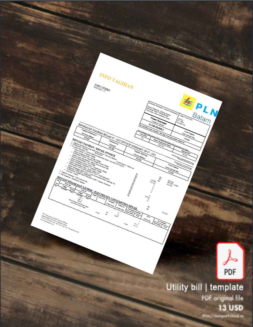 Utility bill | Albanian Power | Albania